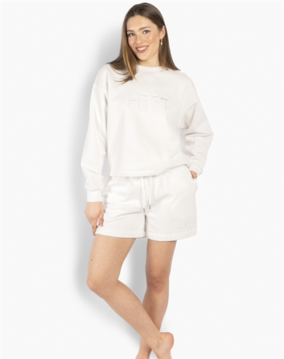 Hést - Gabriela Sweatshirt — White Alyssum